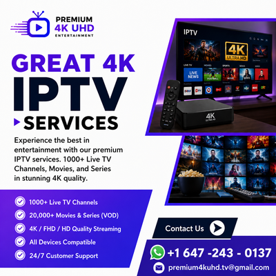 Great 4k Tv Services - Unlimited Channels, View more