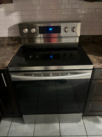 Samsung flat glass top stove