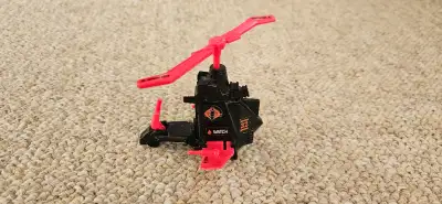 Vintage Hasbro G.I. Joe Cobra Vehicle Pack Motorized Gyrocopter 1986 - Complete