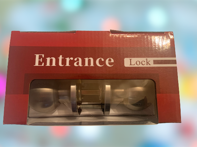Satin Nickel Door Knob With Key Door NEW all hardware including, View more