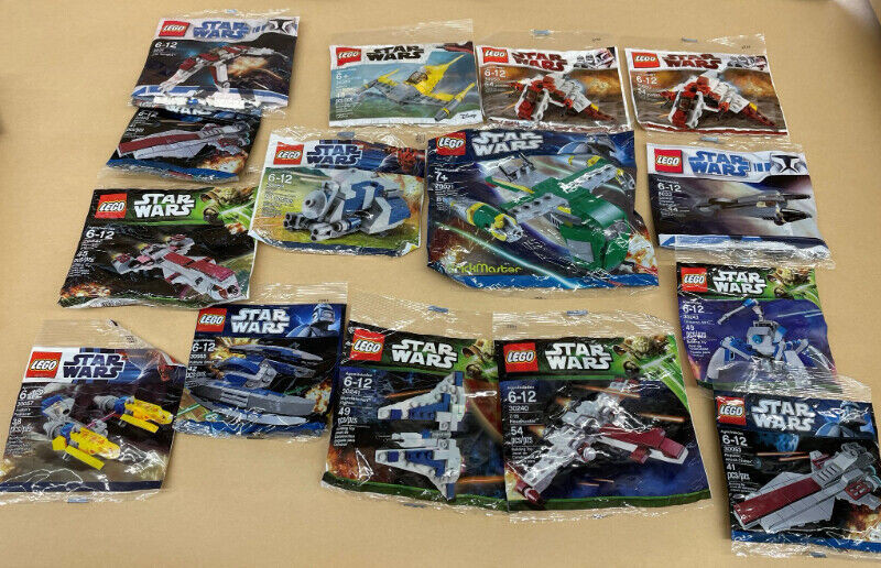 LEGO Star Wars Polybags 15 Mini Sets Prequels Era Bundle New for sale  