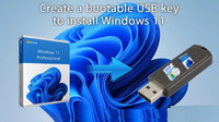 I can help you create a bootable usb for windows 11  installatio