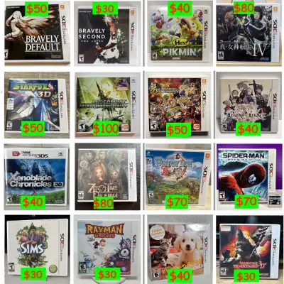Collectable Nintendo 3DS Games, View more
