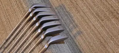 Men's right hand, red dot (1 degree flat). 3 to PW, 9 iron is missing. If the ad is up, they're stil...