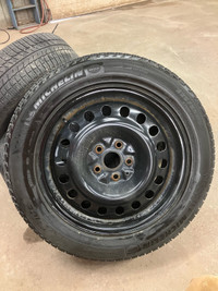 255/55/R17 Winter Tires on Steel Rims