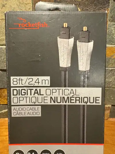 Rocketfish TOSLINK digital optical cable 8ft, View more