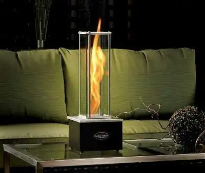 Lampe de table style torche neuve, View more