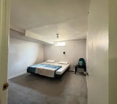 A large, fully furnished bedroom is now available in a clean and quiet basement unit with separate e...
