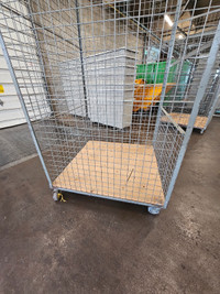Cage on wheels/ Stock Roll Cage W 42" x L 42" H x 6.5ft