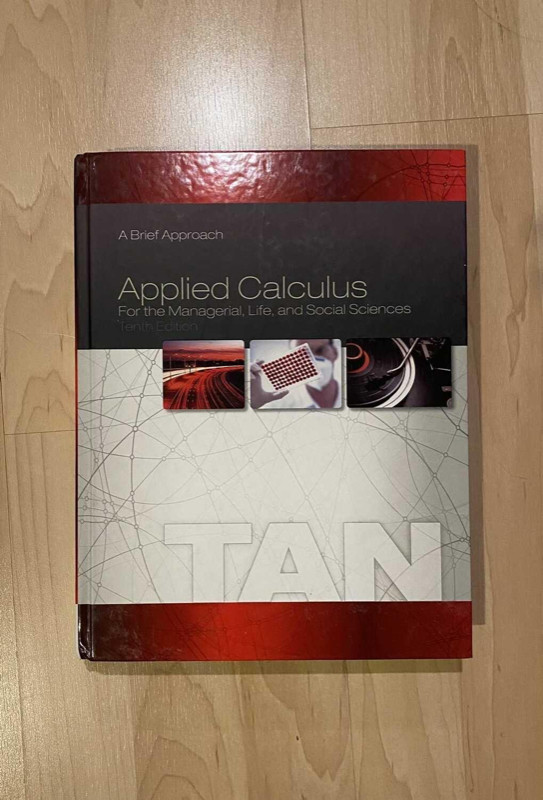 APPLIED CALCULUS TEXT BOOK in Textbooks in Sarnia