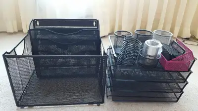 Assorted Desktop Organizers / Trays / Holders -Excellent Quality, View more