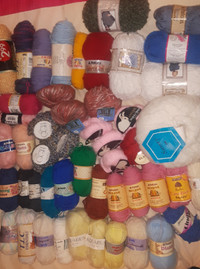 Yarn for Sale. 50 Skeins &  drawer Storage bin included