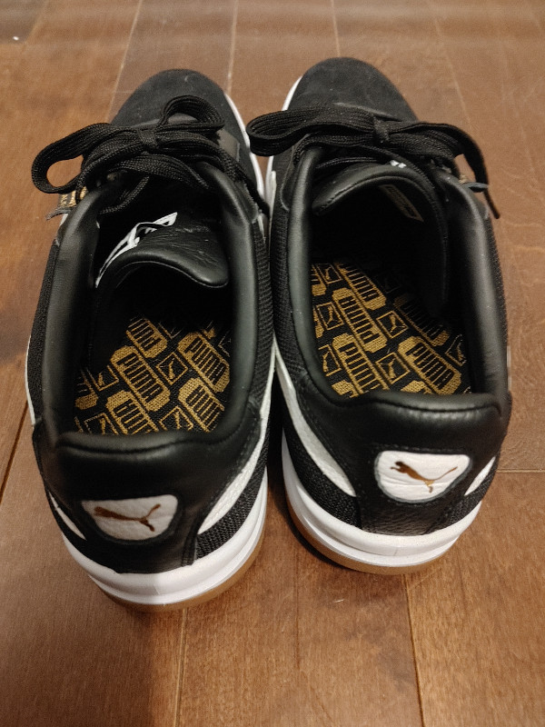 CLASSIC PUMA CALIFORNIA CASUAL SNEAKERS LEATHER BLACK SIZE 12 in Men's Shoes in Mississauga / Peel Region - Image 2