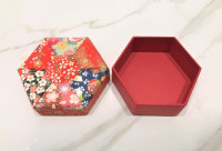 Japanese Origami Washi Hexagon Box (for jewellery/other storage)