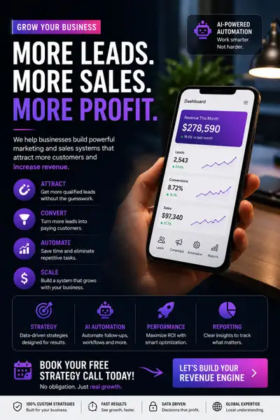Generate More Qualified Leads and scale your business, View more