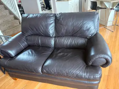 Single pure leather sofa, View more