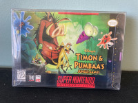 SEALED Vintage Timon & Pumbaa SNES Super Nintendo Lion King