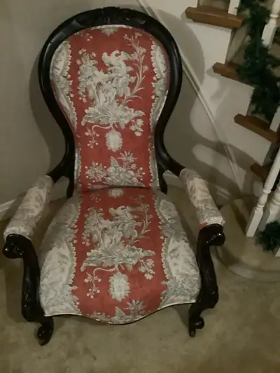 Arm Chair Sofa chair Vintage print