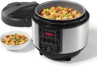 Starfrit Electric Pressure Cooker - 8L Capacity - Steam Tray, M