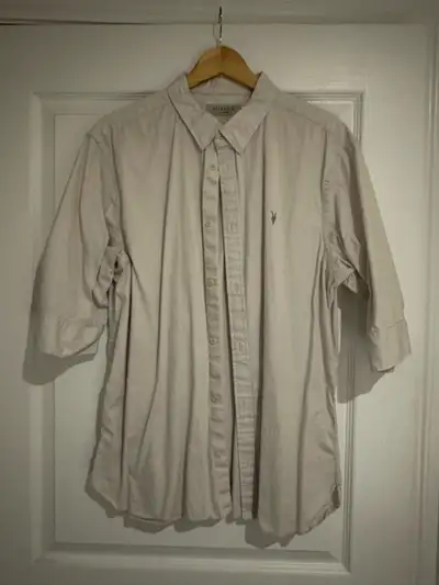 ALLSAINTS  3/4 Sleeve Dress Shirt Size XXL, View more
