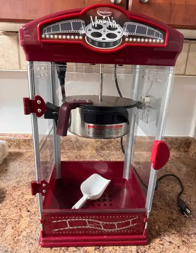 perfect for home theaters, parties, or just enjoying fresh popcorn anytime! This machine is in excel...
