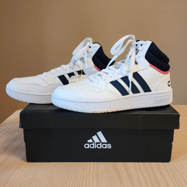 Adidas size 9 women's hoops 3.0 mid basketball sneakers in Women's - Shoes in Prince George - Image 2