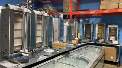 Potis GD3 Natural Gas 3 Burner Vertical Doner Kebab Machine- 28,500 BTU Features & Specifications: *...