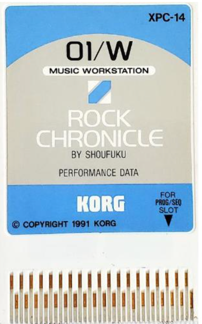 KORG 01/W XPC-14 ROCK CHRONICLE Card-Prix Réduit, View more