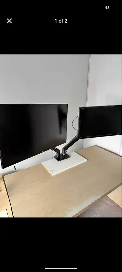 HUANUO DUAL MONITOR STAND , View more