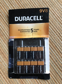 8 BRAND NEW 9-VOLT BATTERIES