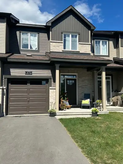 Recently built townhouse backing onto Greenspace! Yes, there are no rear neighbors looking into your...