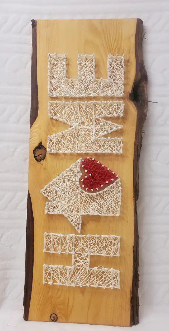 Beautiful Live Wood Edges - "HOME" Sign - $30, in Orleans ON in Other in Ottawa - Image 6