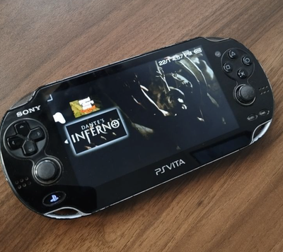Sony Playstation PSVITA 1000 OLED《 7/10 Condition 》 Modded Custom Firmware Hencore Enso Henkaku Jail...