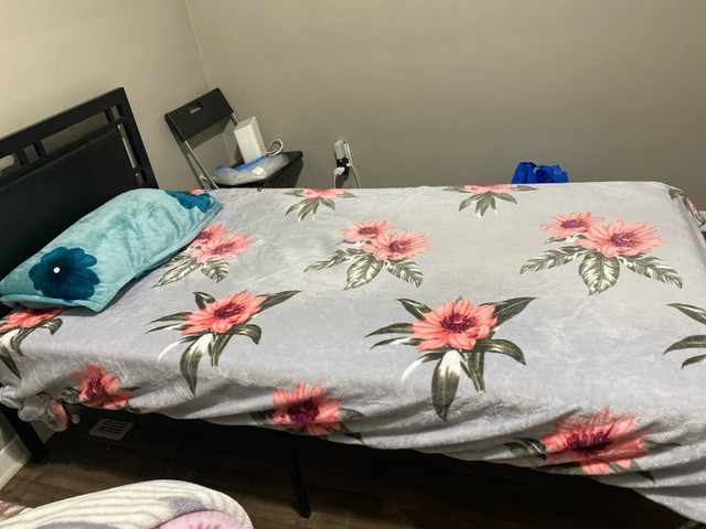 frame bed with mattress new condition in Other in Mississauga / Peel Region - Image 2
