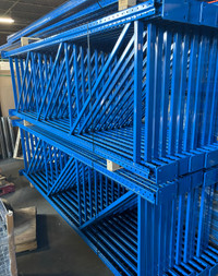 12’ x 42” , 8’ x 42” bolted redirack frame pallet racking 