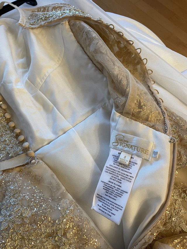 Gold Wedding/Prom/Event Dress size 6 in Wedding in Winnipeg - Image 4