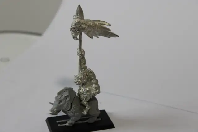 OOP Warhammer Fantasy Metal Savage Orc Boar Boyz Command Unit in Arts & Collectibles in Edmonton - Image 10
