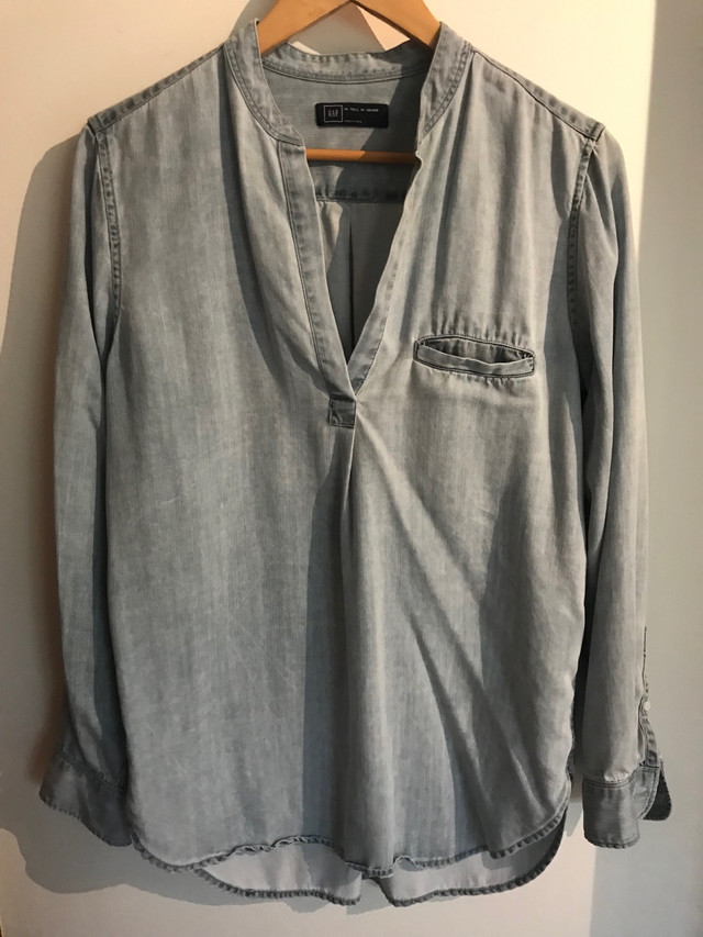 Gap women’s Large and Tall Denim Tunic in Women's - Tops & Outerwear in Cambridge