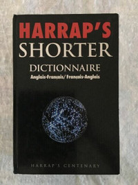 Gros dictionnaire Anglais-Francais/Francais-Anglais Harrap's