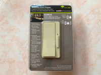 Single pole 3 way Decorator slide dimmer with preset