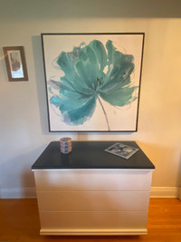 Dresser  Nantucket blue and White