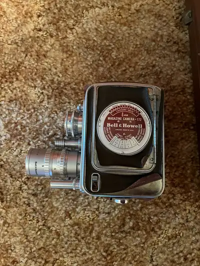 Vintage Bell & Howell 8mm Magazine Camera (Model 172) + Keystone, View more