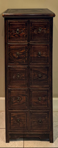 Apothecary Medicine Caninet with 10 Drawers -中医药柜