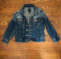 GAP Jean Jacket (distressed style) Youth size 6-7