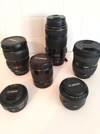 Canon lenses - shipping included