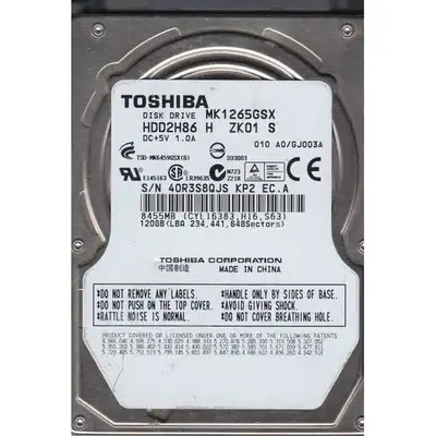 500GB and 120GB 2.5" hard drives, View more
