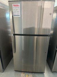 NEUF-Refrigerateur GE GTE21GSHSS Top Freezer Stainless Steel 33"