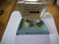 Vintage Ladies Bulova watch and case. works