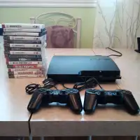 PlayStation 3 complete system + 15 games 2 controllers
