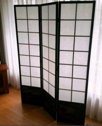 NEW in Box- 3 panel Zen Shōji Screen/room divider/privacy screen